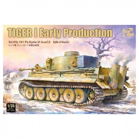 Maquette char Tiger I Bataille de Kharkov 1/35