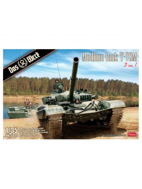 Modelo em escala 1/35 do Tanque T-72M Das Werk