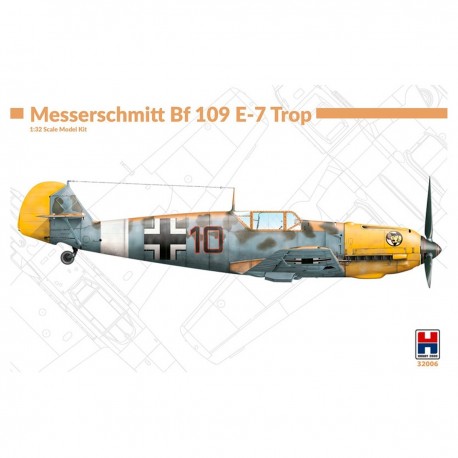 Maquette du Messerschmitt Bf 109 E-7 Trop par Hobby 2000