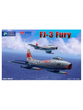 Kit maquette d'avion FJ-3 Fury 1/48 de Kitty Hawk