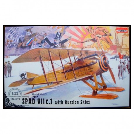 Modelo SPAD VII c.1 Roden com decalques russos