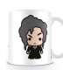 Taza Bellatrix Lestrange Chibi Kawaii