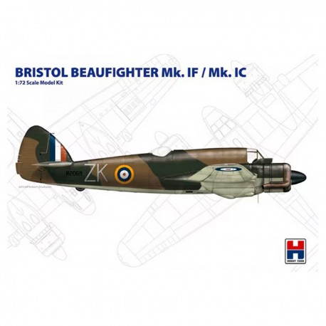 Maquette Bristol Beaufighter Mk. IF/IC 1/72 de Hobby 2000