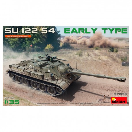 Modelo em escala 1/35 do SU-122-54 Early Type