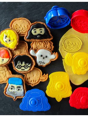 Set sellos para Galletas Harry Potter Kawaii