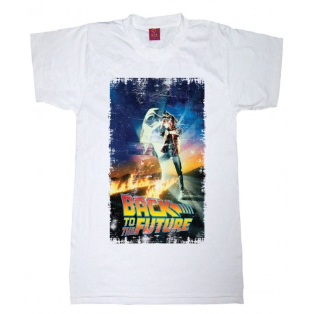 T-shirt Back to the future poster