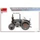 Modèle de tracteur industriel allemand D8511 1936 avec remorque