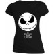 Camiseta Chica Pesadilla Antes de Navidad Jack Face