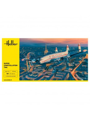 Maquette Super Constellation TWA par Heller à l'échelle 1/72
