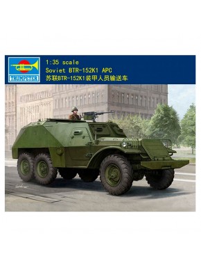 Modelo BTR-152K1 APC em escala 1/35 na cor verde