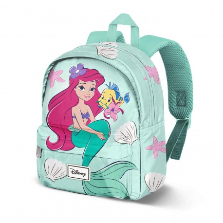 Sac à dos préscolaire turquoise avec design de sirène Ariel