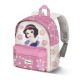 Mochila pré-escolar da Branca de Neve rosa