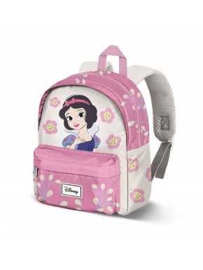 Mochila pré-escolar da Branca de Neve rosa