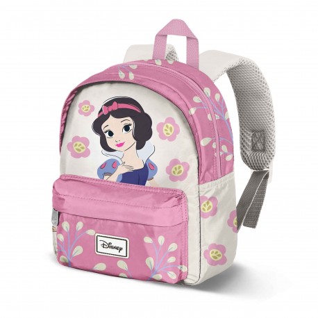 Mochila pré-escolar da Branca de Neve rosa