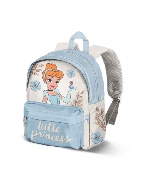 Mochila pré-escolar azul Disney Cinderela