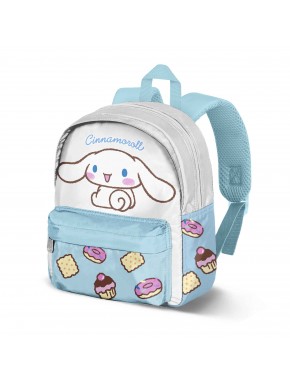 Mochila pré-escolar Hello Kitty Cinnamoroll azul com doces