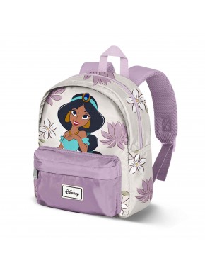 Mochila pré-escolar Disney Jasmine lilás com design de lírios