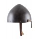 Casque nasal avec motifs celtiques en acier vieilli