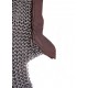 Camail en mailles avec sangle en cuir