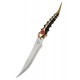 Daga de Arya Stark con detalles en dorado y expositor