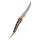 Daga de Arya Stark con detalles en dorado y expositor