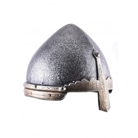 Casque normand enfant en plastique avec des détails en laiton