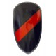 Grand bouclier en mousse RFB noir et rouge pour LARP