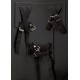 Grand bouclier en mousse RFB noir et rouge pour LARP