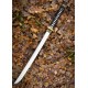 Katana LARP de espuma Takeshi com cabo trançado