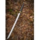 Katana LARP de espuma Takeshi com cabo trançado