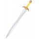 Épée LARP Aelinor, design en or et argent