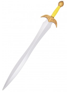 Épée LARP Aelinor, design en or et argent