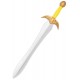 Épée LARP Aelinor, design en or et argent
