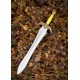 Épée LARP Aelinor, design en or et argent