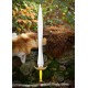 Épée LARP Aelinor, design en or et argent