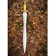Épée LARP Aelinor, design en or et argent