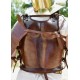 Coraza muscular de cuero con correas ajustables