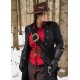 Bandoulière en cuir LARP avec boucle en laiton