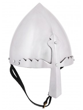 Casque Nasal St. Wenceslas en acier, réplique historique