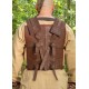 Armure en cuir marron RFB Fighter avec rivets