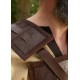 Armure en cuir marron RFB Fighter avec rivets