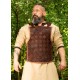 Armure de cuir viking marron pour LARP