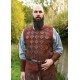 Armure de torse en daim marron Vidar