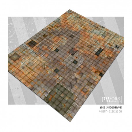 Tapis de PVC The Underhive pour jeux de guerre