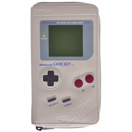 Cartera larga con diseño de Nintendo Game Boy