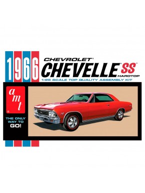 Maqueta Chevrolet Chevelle SS 1966 roja de AMT