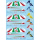 Kit de modelos 1/72 MB-339 60º aniversário Frecce Tricolori