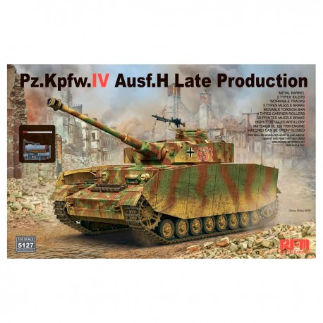 Modèle à l'échelle 1/35 Pz.Kpfw. IV Ausf. H Late Production