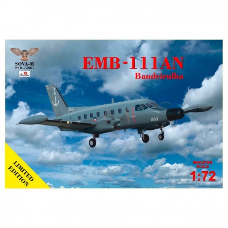 Maquete SOVA-M EMB-111AN Bandeirulha escala 1/72
