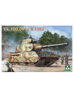 Kit de modèle à l'échelle 1/35 VK 100.01 (P) K3382 de Takom